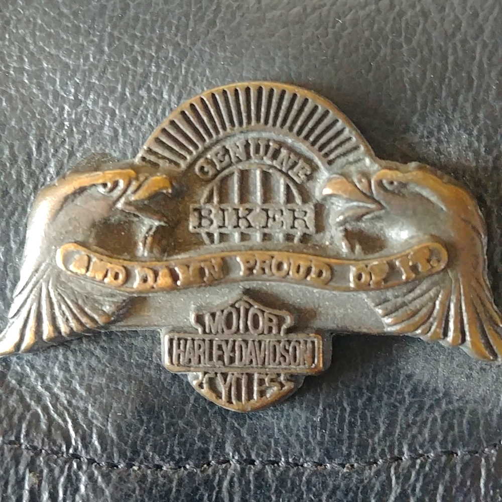 Harley Davidson Leather BackPack - Picture 2 of 12